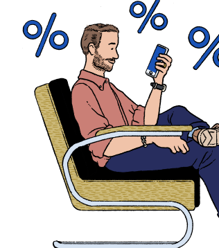 illustration personne calculant